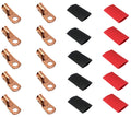 1/0 Gauge Cable Lugs with Heat Shrink Tubing Kit