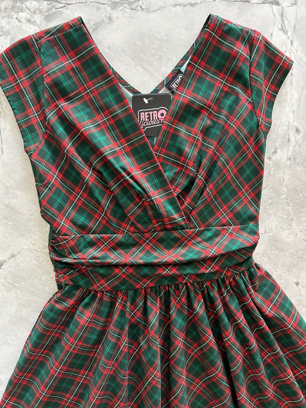 Plaid Greta Dress - Plus Sizes only