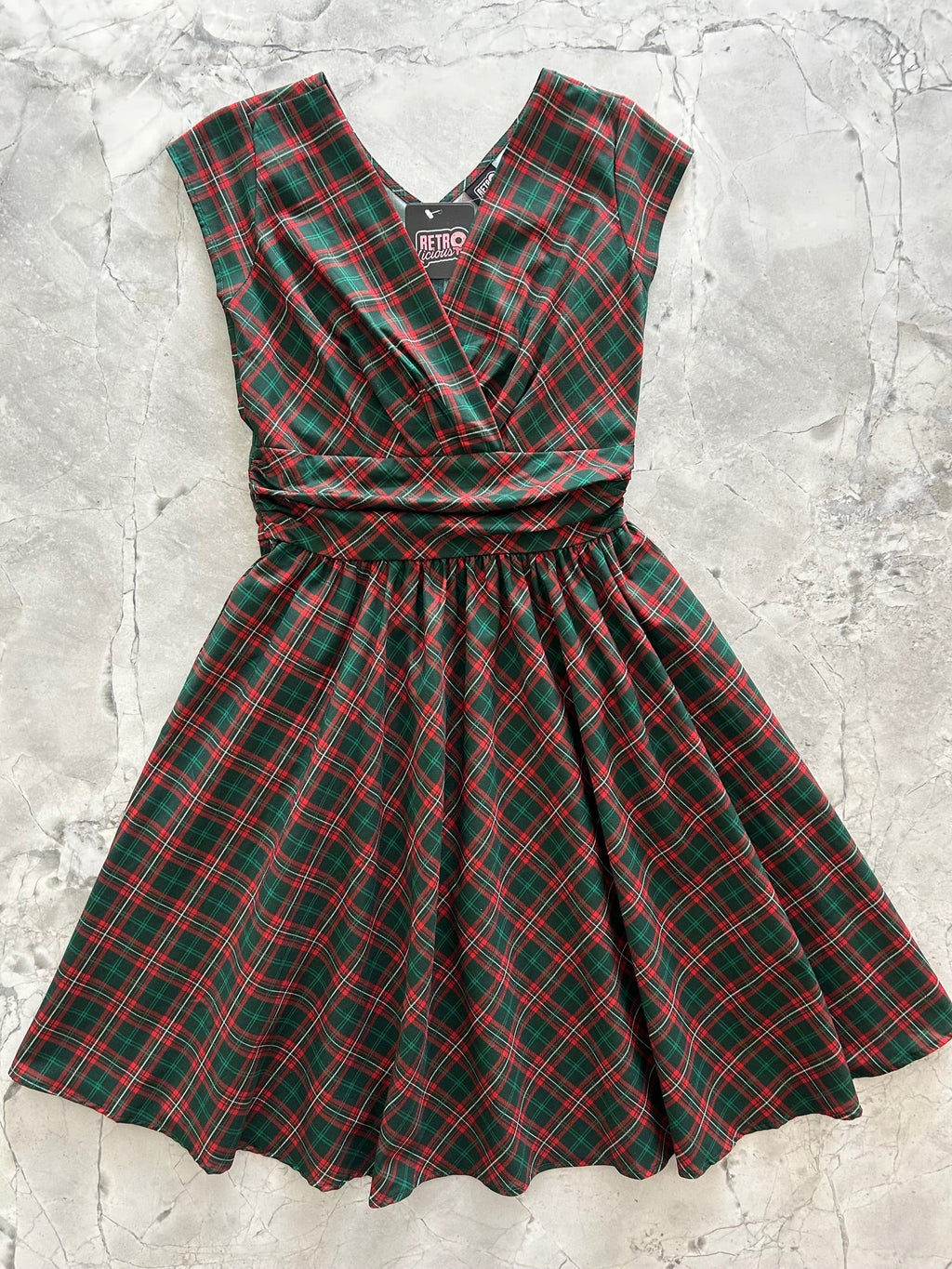 Plaid Greta Dress - Plus Sizes only