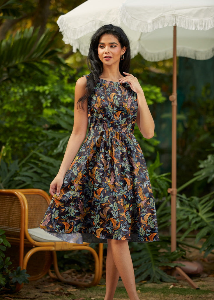Leopard Vintage Dress