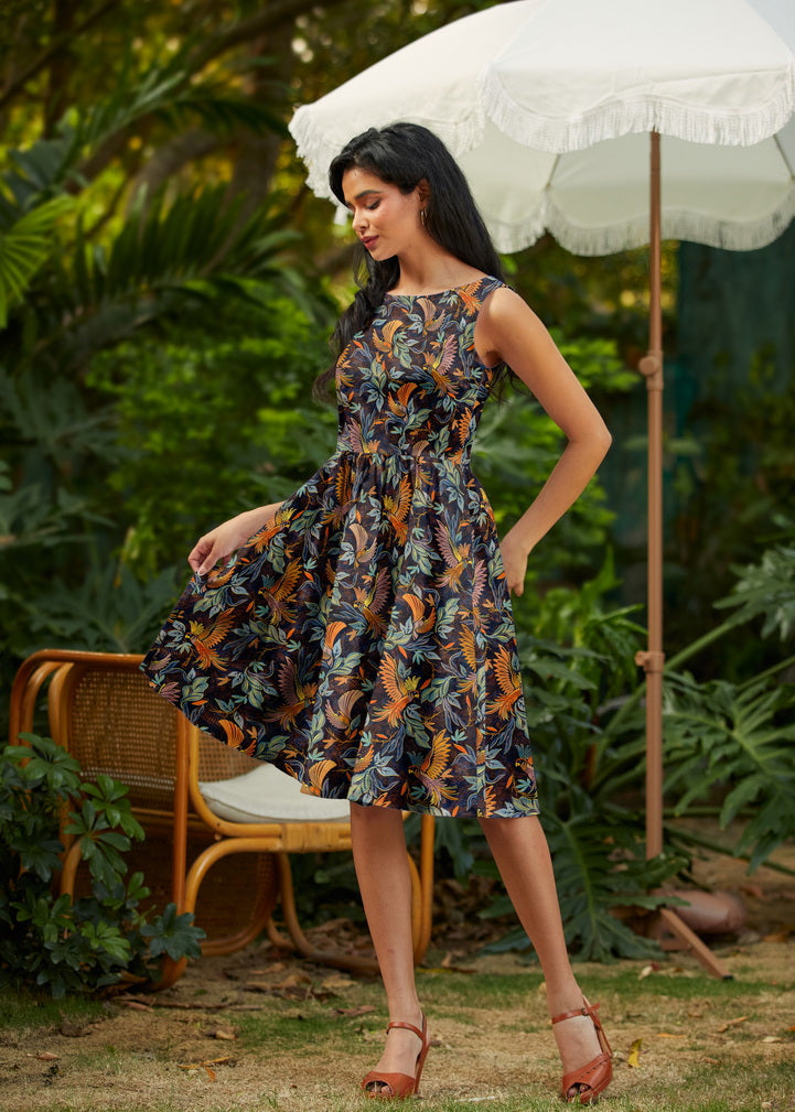 Leopard Vintage Dress