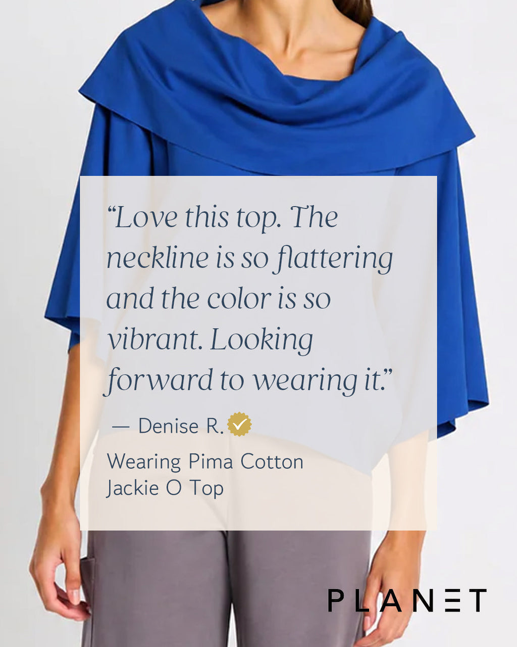 Pima Cotton Jackie O Top - Mint